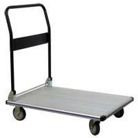 Folding Handle Platform Truck, Aluminum, 350 lbs., 29" L x 18-1/2" W, 34-1/2" High Industrial Sales