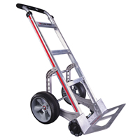 Self-Stabilizing Hand Truck, Continuous Handle, Aluminum, 55'' Height, 500 lbs. Capacity Industrial Sales