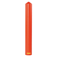 Smooth Bollard Cover, 4" Dia. x 56" L, Red Industrial Sales
