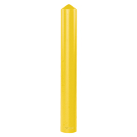 Smooth Bollard Cover, 4" Dia. x 56" L, Yellow Industrial Sales