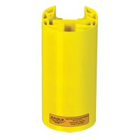 Polyethylene Rack Guard, 5" W x 6" L x 8" H, Yellow Industrial Sales