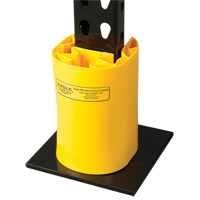 Polyethylene Rack Guard, 5" W x 6" L x 8" H, Yellow Industrial Sales