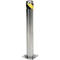 Butoir de s&eacute;curit&eacute;, Acier inoxydable, 36" h x 8" la, Argent Industrial Sales