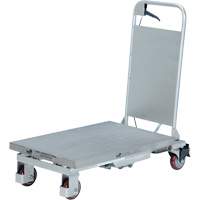 Manual Hydraulic Scissor Lift Table, 27-1/2" L x 17-5/8" W, Partial Stainless Steel, 400 lbs. Capacity Industrial Sales