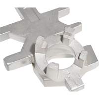 Cl&eacute; pour baril, Ouverture de 3/4"/2", Poign&eacute;e 9-1/2", Acier inoxydable Industrial Sales
