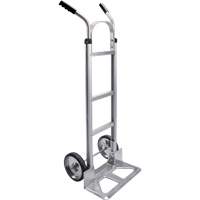 Knocked Down Hand Truck, Dual Handle, Aluminum, 50-5/8" Height, 500 lbs. Capacity Industrial Sales