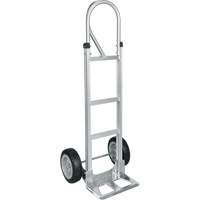Knocked Down Hand Truck, P-Handle Handle, Aluminum, 52-1/8" Height, 500 lbs. Capacity Industrial Sales