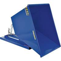 Conteneur autobasculeur, Acier, 1 vg³, Bleu Industrial Sales