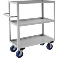 Chariot avec tablettes de calibre industriel, 3 Tiers, 18-1/8" la x 47" h x 42" p, Capacit&eacute; 1200 lb Industrial Sales