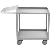 Industrial Grade Order Picking Cart, 39" H x 18-1/8" W x 45" D, 2 Shelves, 1200 lbs. Capacity Industrial Sales