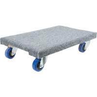 Socles roulants en bois franc pour usage moyen, Roues en Polyol&eacute;fine, Capacit&eacute; de 900 lb, 18" la x 24" p x 7" h Industrial Sales