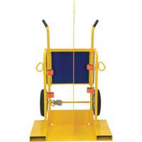 Chariot pour chalumeau et bouteille &agrave; gaz, Roues Rempli de mousse, Base de 24" la x 19-1/2" lo, 500 lb Industrial Sales