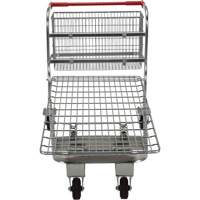 Chariot en treillis emboîtable, Acier, 28-3/4" x 37-1/16" x 59-5/8", Capacit&eacute; 275 lb Industrial Sales