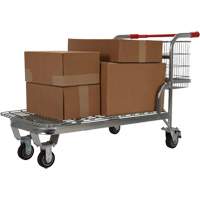 Chariot en treillis emboîtable, Acier, 28-3/4" x 37-1/16" x 59-5/8", Capacit&eacute; 275 lb Industrial Sales