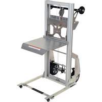 Appareil de levage portatif en aluminium, M&eacute;canisme Pompe au pied, Capacit&eacute; de 200 lb, Levage max de 61" Industrial Sales