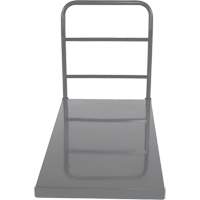 Chariot &agrave; plateforme, 48" lo x 24" la x Capacit&eacute; 2000 lb, Roues en Caoutchouc Industrial Sales