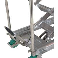 Manual Hydraulic Scissor Lift Table, 36-1/4" L x 19-3/8" W, Stainless Steel, 600 lbs. Capacity Industrial Sales