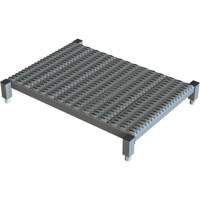 Adjustable Height One-Step Work Platform, 24" W x 36" D, 800 lbs. Capacity, All-Welded Industrial Sales