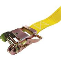 Ratchet Strap, E-Track System, 2" W x 12' L, 1333 lbs. (605 kg) Working Load Limit Industrial Sales