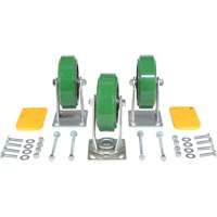 H Series Self-Dumping Hopper Caster Kit Industrial Sales