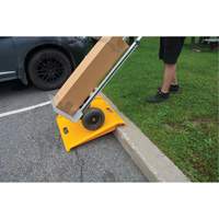 Portable Poly Hand Truck Curb Ramp, 1000 lbs. Capacity, 27" W x 27" L Industrial Sales