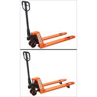 Low Profile Hydraulic Pallet Trucks, 48" L x 20.5" W, 3300 lbs. Cap. Industrial Sales