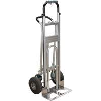 3-in-1 Convertible Hand Truck, Aluminum, 600 lbs. Capacity Industrial Sales