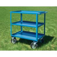 Outdoor Shelf Cart, 3 Tiers, 18" W x 39" H x 33" D, 1200 lbs. Capacity Industrial Sales