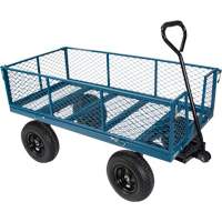 Wagon with Drop Sides, 24" W x 48" L, 800 lbs. Capacity Industrial Sales