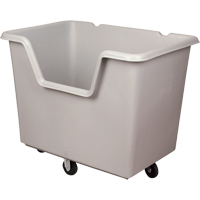 Chariot-caisse Starcart &agrave; c&ocirc;t&eacute; ouvert, Poly&eacute;thyl&egrave;ne, 46" lo x 31" la x 49" h, Volume 24 pi³, Capacit&eacute; 900 lb Industrial Sales