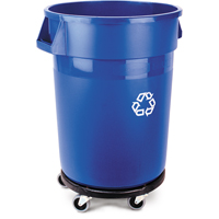 Contenant de collecte des d&eacute;chets recyclable Brute, Vrac, Plastique, 32 gal. US Industrial Sales