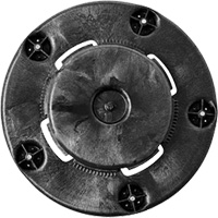 Chariot &agrave; visser Brute, Poly&eacute;thyl&egrave;ne, Noir, Convient aux contenants 20 - 55 US gal. Industrial Sales