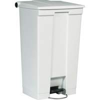 Poubelle &agrave; dessus plat, Poly&eacute;thyl&egrave;ne, Capacit&eacute; 23 gal. US Industrial Sales