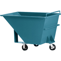 Chariot basculeur en acier, Acier, 1/2 vg³, Capacit&eacute; de charge de 2000 lb Industrial Sales