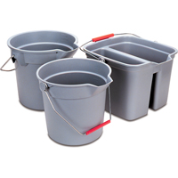 Brute&reg; Bucket, 3.5 US Gal. (14 qt.) Capacity, Grey Industrial Sales