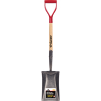 Pro Garden Spade, Wood, Forged Steel Blade, D-Grip Handle, 25-1/2" Long Industrial Sales