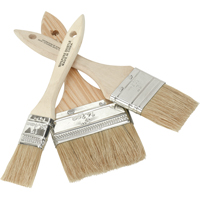 Chip Paint Brush, White China, Wood Handle, 1" Width Industrial Sales