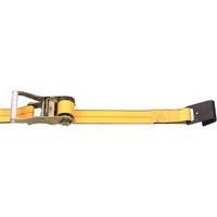 Ratchet Straps, Flat Hook, 2" W x 30' L, 3335 lbs. (1513 kg) Working Load Limit Industrial Sales