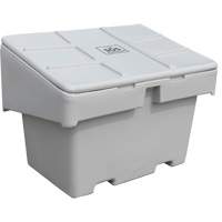 Salt Sand Container SOS, With Hasp, 42" x 29" x 30", 11 cu. Ft., Grey Industrial Sales