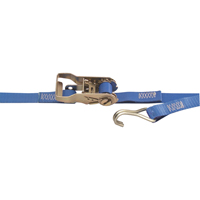 Heavy-Duty Utility Straps, Wire Hook, 1" W x 13' L, 167 lbs. (76 kg) Working Load Limit Industrial Sales