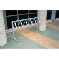 Style Bicycle Rack, Galvanized Steel, 12 Bike Capacity Industrial Sales