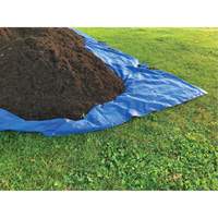 Tarp, Standard Duty, Blue, 7' x 5' x 4 mils Industrial Sales