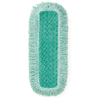 Hygen Dust Pads with Fringe, Hook and Loop Style, Microfibre, 18" L x 6" W Industrial Sales