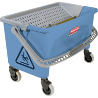 Microfibre Finishing Bucket, 10.75 US Gal. (43 qt.) Capacity, Blue Industrial Sales