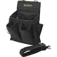 Tool Bag, Nylon, 20 Pockets, Black Industrial Sales
