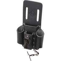 Tool Belt Pouch, Multiple Tool Holder, Leather, 4 Pockets Industrial Sales
