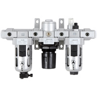 Filtre &agrave; air interm&eacute;diaire en trois parties, r&eacute;gulateur & lubrificateur AFRLMI38, 3/8" NPT Industrial Sales