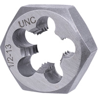 Fraise hexagonale SAE, dia. 1", Filet de 1/2"-13NC, Acier alli&eacute; Industrial Sales