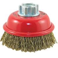 Brosse-boisseau &agrave; fils ondul&eacute;s MAXI-CRIMPED de premi&egrave;re qualit&eacute; Industrial Sales