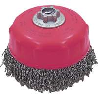 Brosse-boisseau &agrave; fils ondul&eacute;s MAXI-CRIMPED de premi&egrave;re qualit&eacute; Industrial Sales